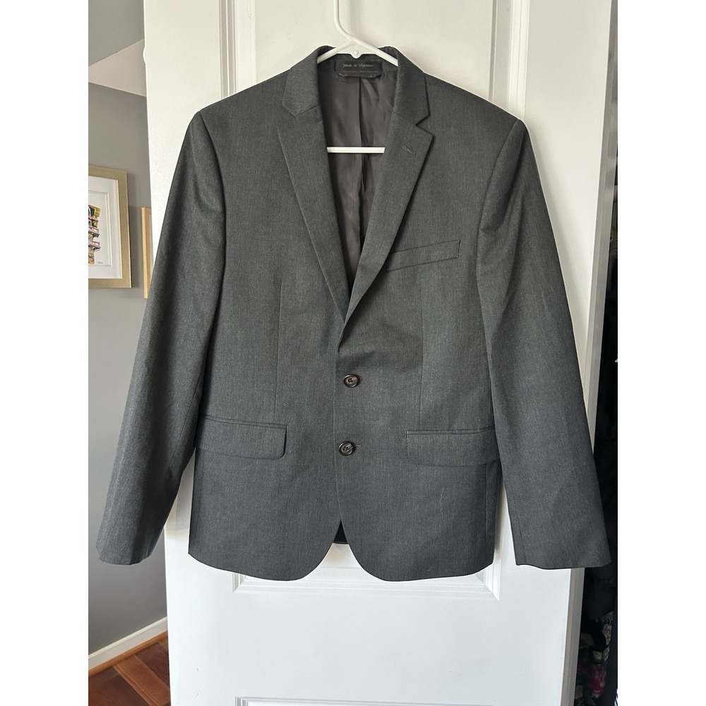 Lauren Ralph Lauren Boys Classic Gray Blazer Size Two Button 16R